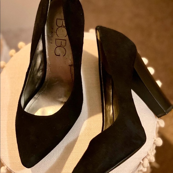 Soft pointed thick heeled pumps. Size: 8US - Picture 4 of 4